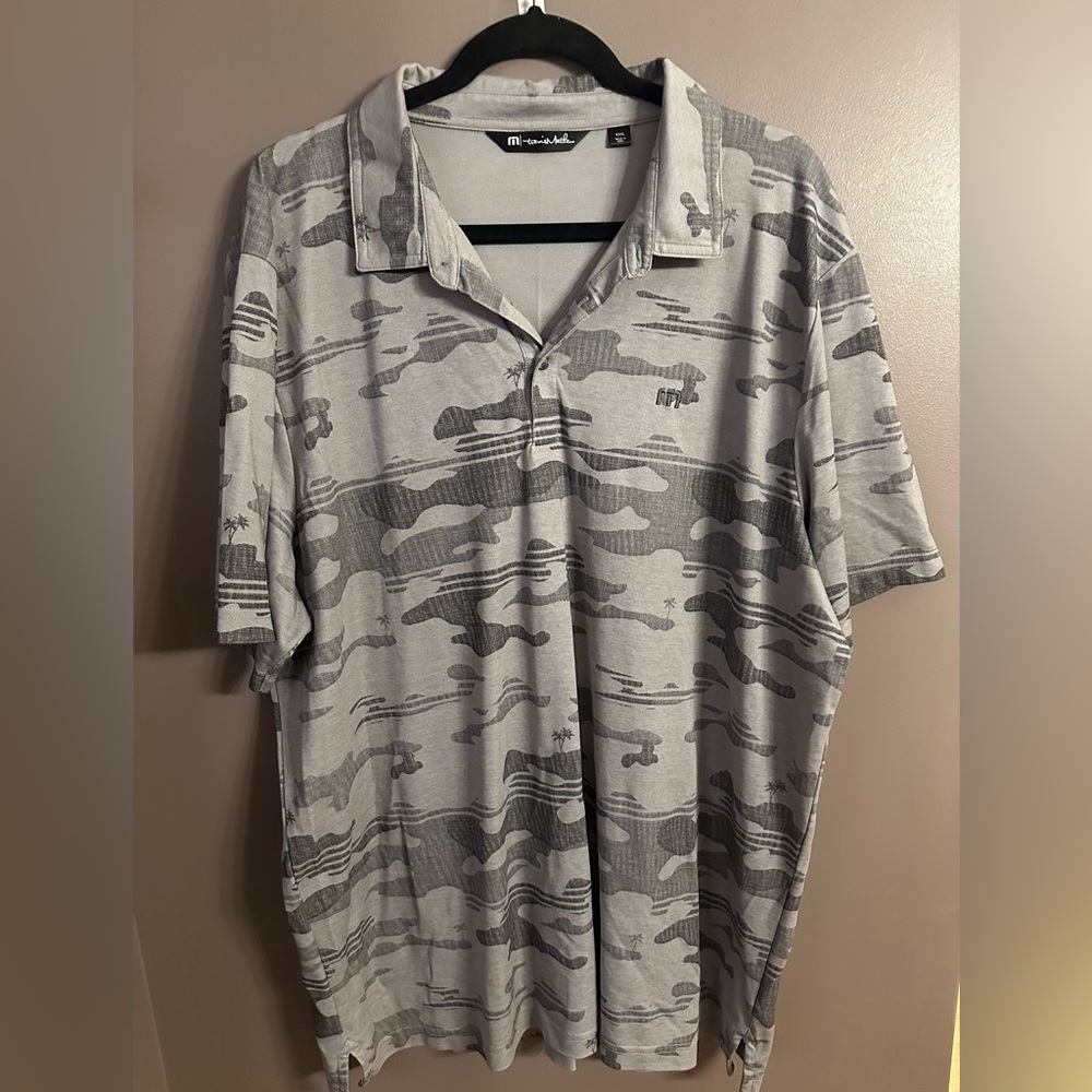 Men's Gray Camouflage Shirt